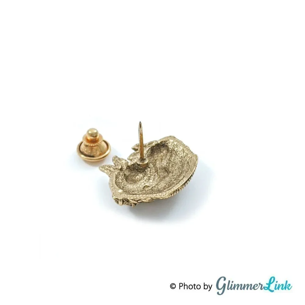 Vintage Avon Basket of Love Bunnies in Woven Basket Pin